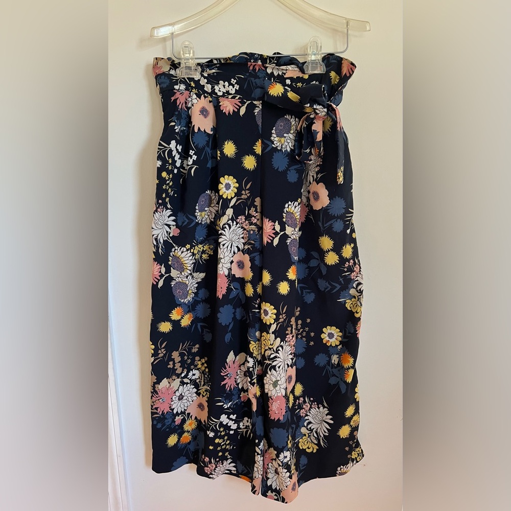 Zara cropped wide leg pants